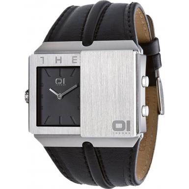 Foto THE ONE Mens Slider Black Dual Time Watch Model Number:SD102B1