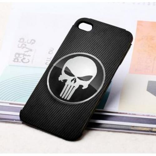 Foto The Punisher Skull (Black) iPhone 4, 4S protective case