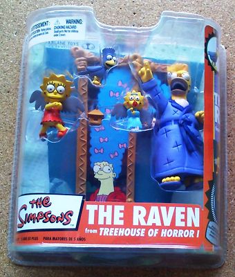 Foto The Simpsons Playset Serie 2 The Raven Treehouse Of Horrors I Mcfarlane