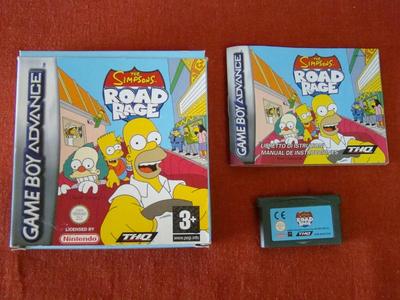 Foto The Simpsons Road Rage / Pal - Spain / Gba Game Boy Advance   Powerseller  292