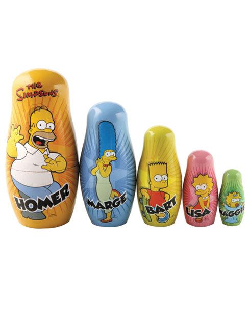 Foto The Simpsons Wooden Russian Dolls Gift Set