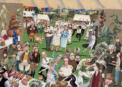 Foto The Vegetable Tent by Richard Adams