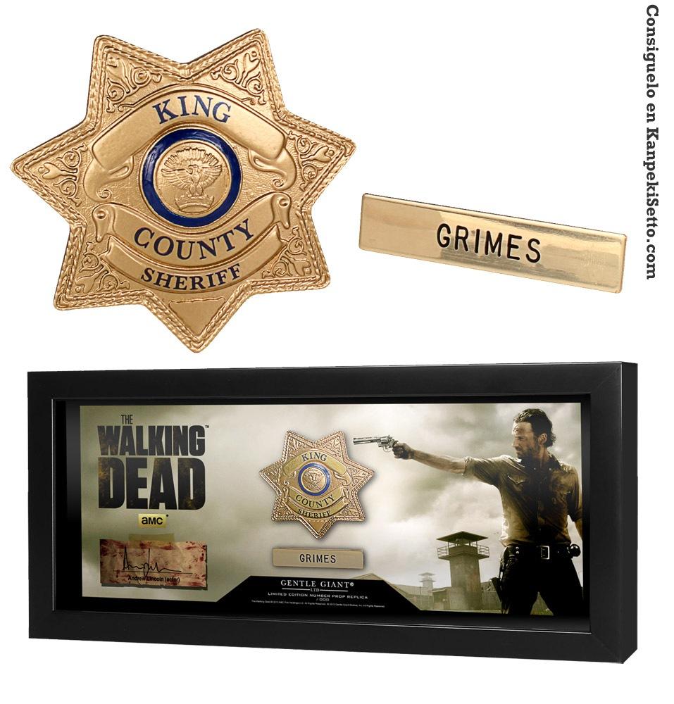 Foto The Walking Dead RÉplica 1/1 Distintivo Sheriff Rick Grimes