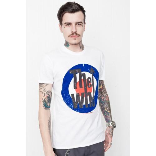 Foto The Who Target Logo Amplified Tshirts on White for Men