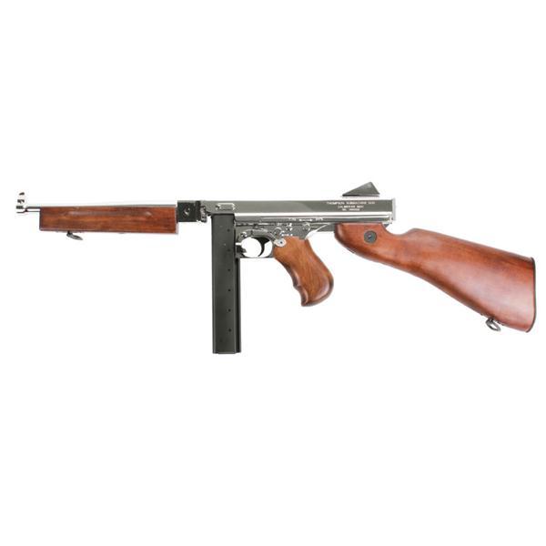 Foto Thompson m1a1 military real wood silver king arms