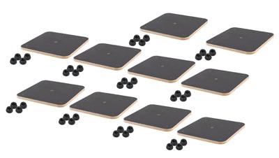 Foto Thon Wooden Floor Plates 10 Pieces
