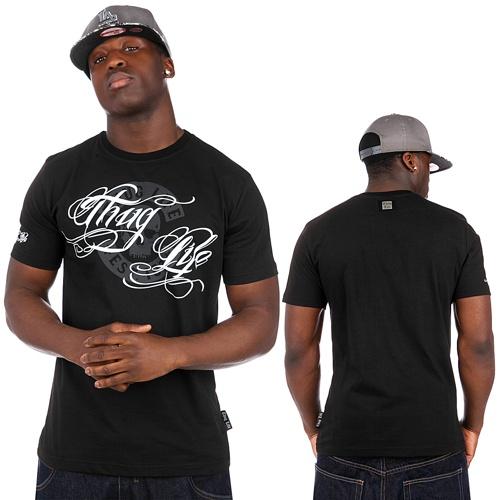 Foto Thug Life Logo camiseta negra talla M