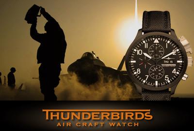 Foto Thunderbirds Reloj Automatic Tb1077 Air Craft 47 Mm (watch Horloge Orologio Uhr)