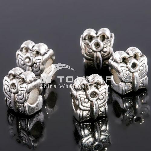 Foto Tibetan Silver Owl Bead Fits Troll