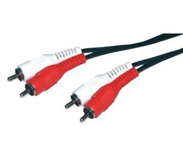 Foto Tikoo Cable de audio estéreo 2 x RCA macho / macho - 1,5 m (MC705-1.5M)