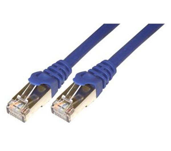Foto Tikoo Cable de interconexión RJ45 - CAT 6 - F/UTP - 1 m - azul (FCC6BM-1M/B)