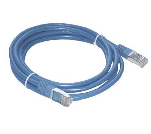 Foto Tikoo Cable patch RJ45 - CAT 5e - F/UTP - 1 m - azul (FCC5EBM-1M/B)