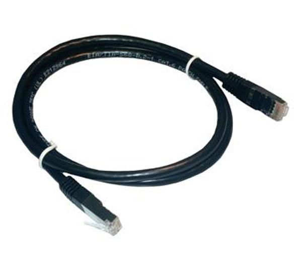 Foto Tikoo Cable patch RJ45 - CAT 5e - F/UTP - 1 m - negro (FCC5EBM-1M/N)