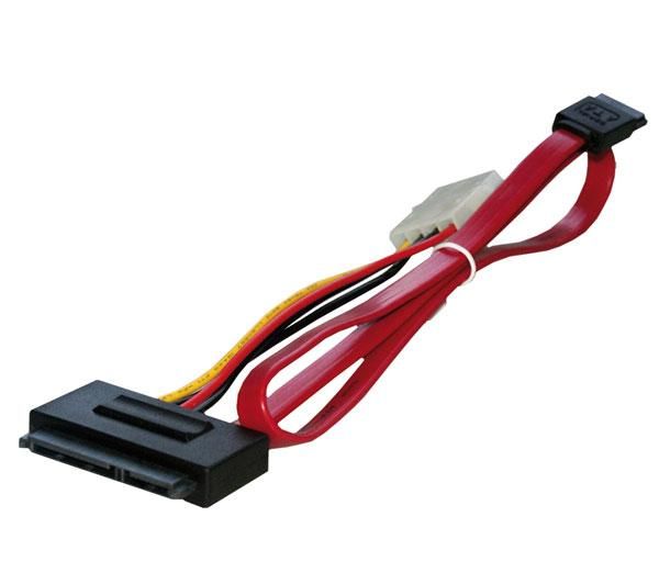 Foto Tikoo Cable Serial ATA interno con alimentación (molex macho) - 30 cm