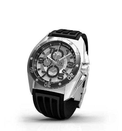 Foto Time Force TF3329M02 - Reloj de caballero de cuarzo, correa de silicona color negro