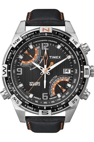 Foto Timex Intelligent Quartz Compass Chronograph Watch T49867 T49867