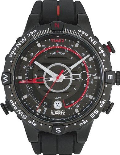 Foto Timex Intelligent Quartz T2N720 Men's Black Adventure Tide & Temp Compass Watch