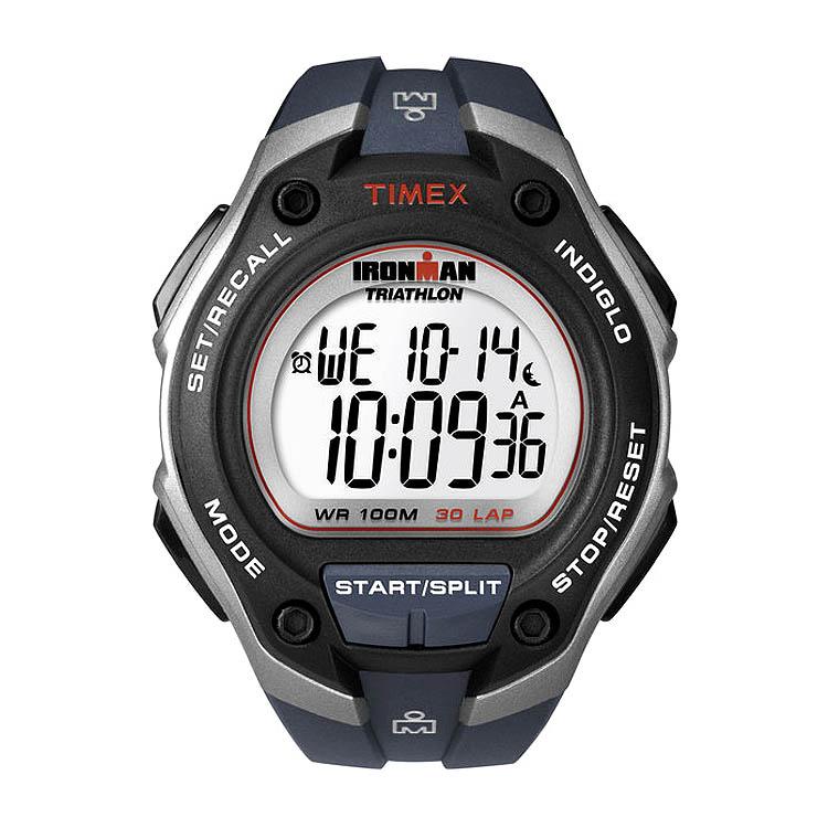 Foto Timex IRONMAN 30-lap oversized color negro y azul