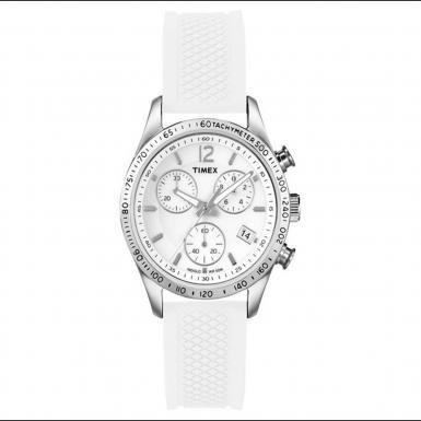 Foto Timex Ladies KALEIDOSCOPE CHRONOGRAPH White Watch Model Number:T2P061