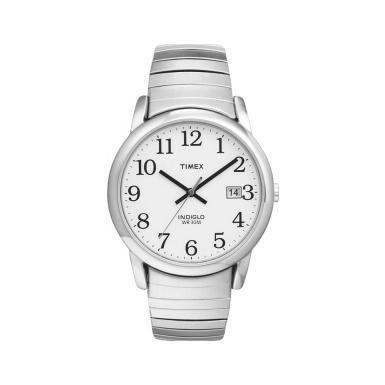 Foto Timex Mens Classic White Dial Expanding Band Watch Model Number:T2H451