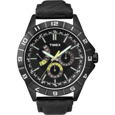 Foto Timex Mens Style Retrograde All Black Watch Model Number:T2N520