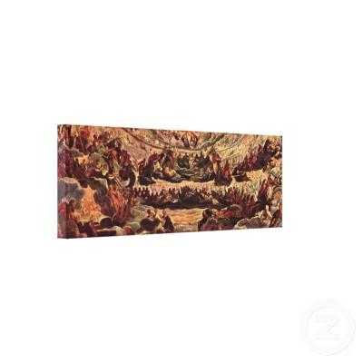 Foto Tintoretto - paraíso Impresión En Lona Estirada