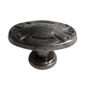 Foto Tiradores Pomos metal plata envejecida puerta mueble clasico