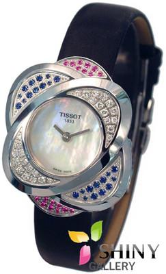 Foto tissot t03.1.325.80 precious flower reloj -diamantes mujer nuevo garantia 2 años