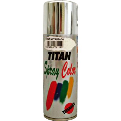 Foto Titan Pintura Metalizada Spray 200 Ml. Nº 664 Cromado