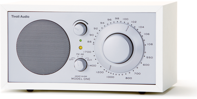 Foto Tivoli Audio Radio Model One® - White/Silver