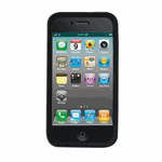 Foto Tnb® Funda Protectora En Silicona Negra Para Iphone 4