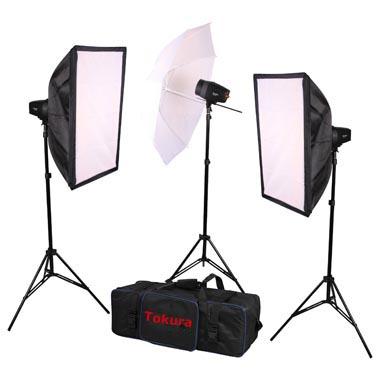 Foto Tokura Kit Estudio Flash 160