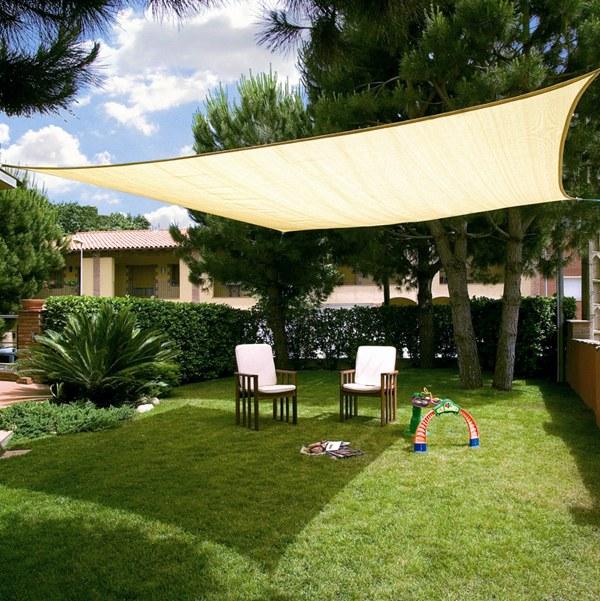Foto Toldo cuadrado beig 5x5mt intermas