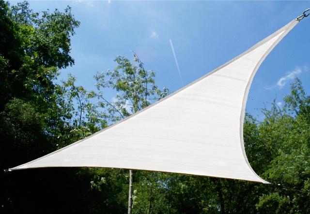 Foto Toldo Vela Económico Kookaburra Blanco Polar Triangular 5.0m (Transpirable 185g)