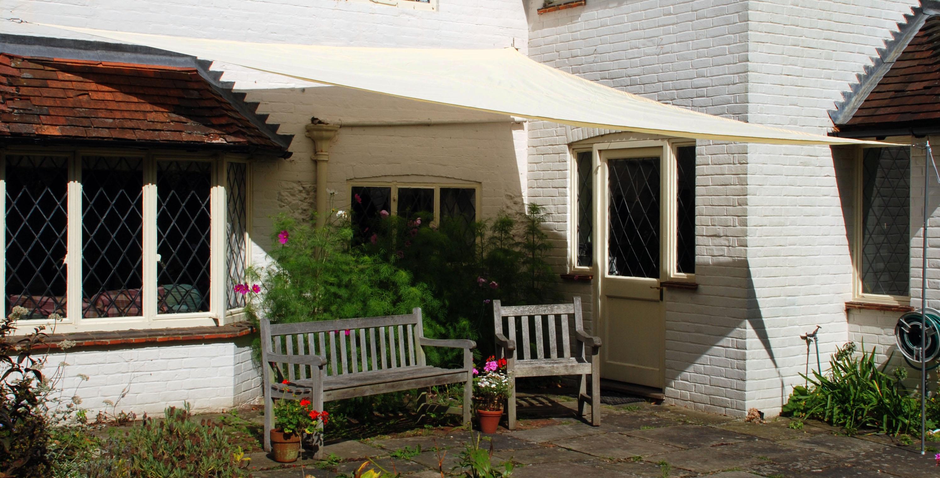 Foto Toldos Vela Kookaburra Marfil Triangular 4.2mx4.2mx6.0m (Impermeable)