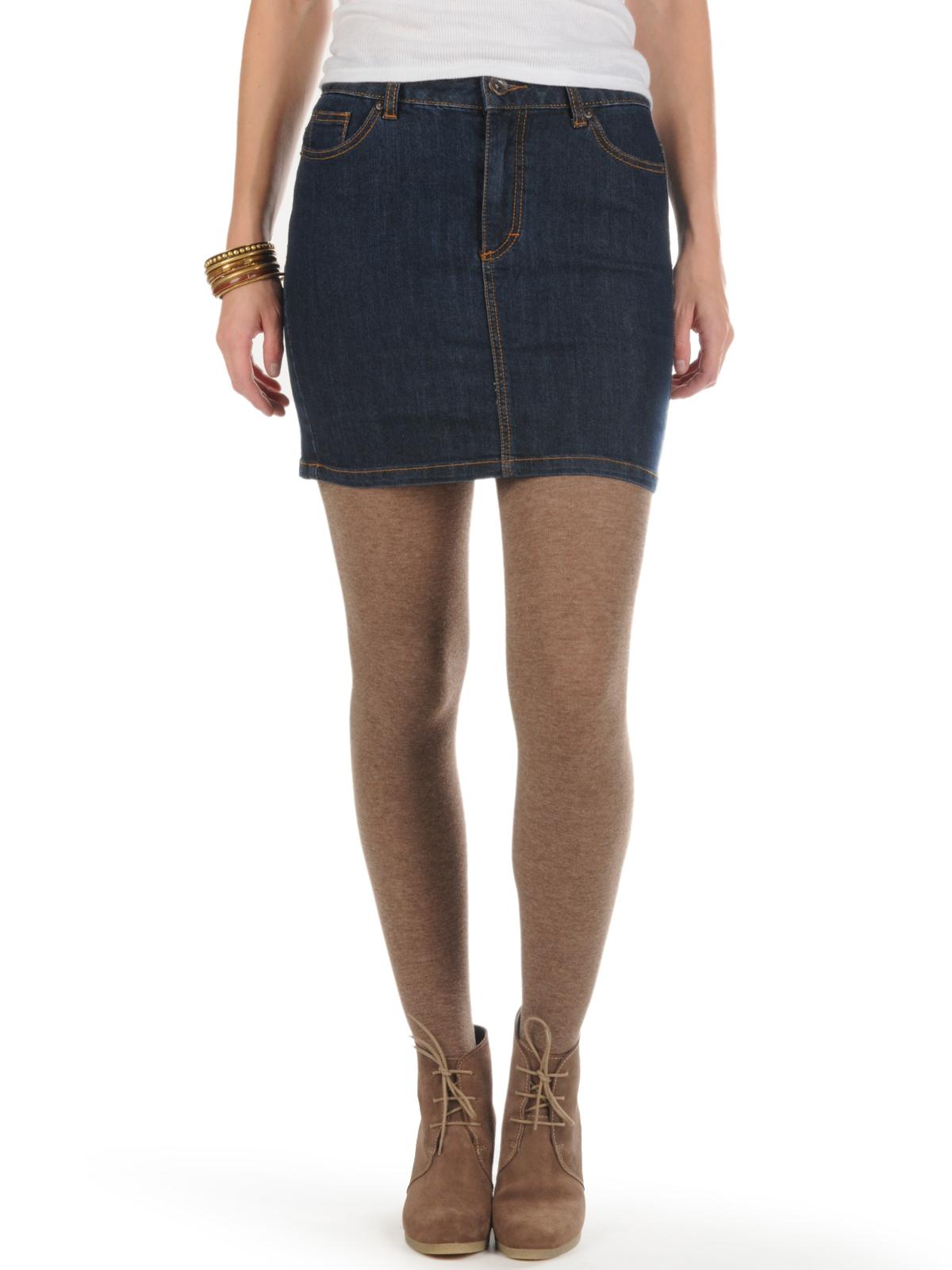 Foto Tom Tailor Denim High Waisted falda vaquera azul XS