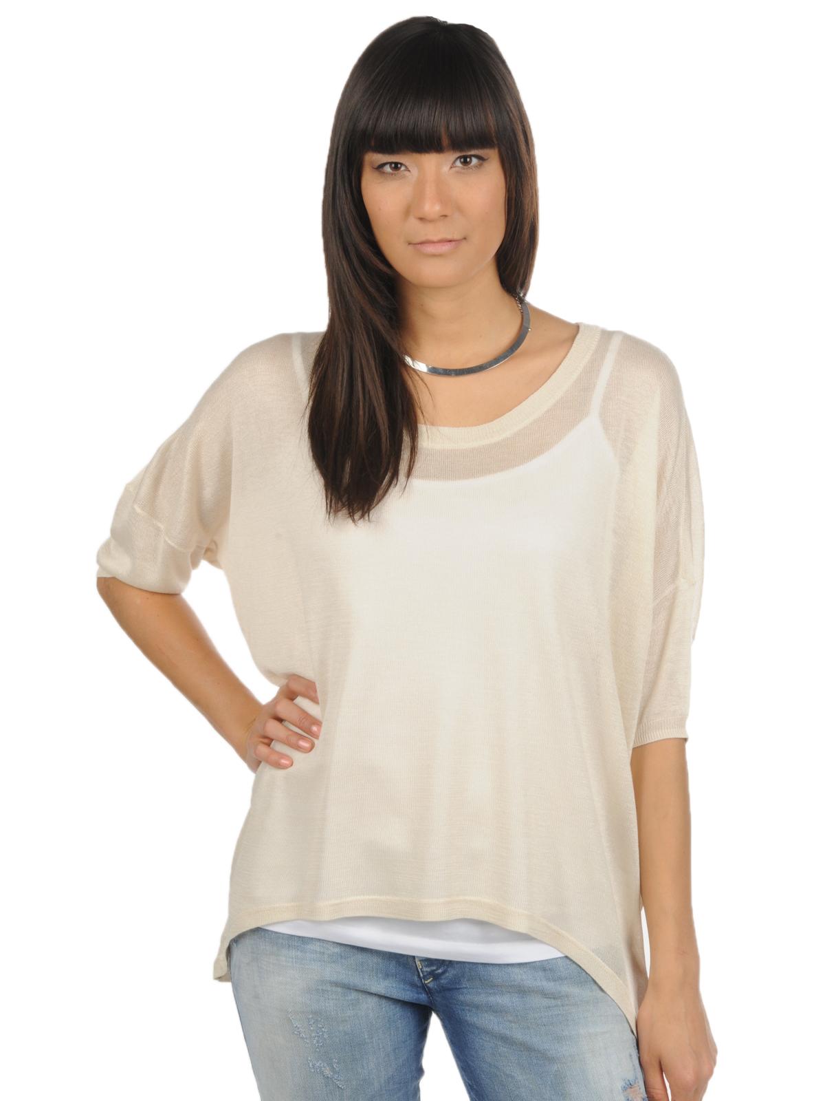 Foto Tom Tailor Denim Jersey Oversized Jumper crema combinado S