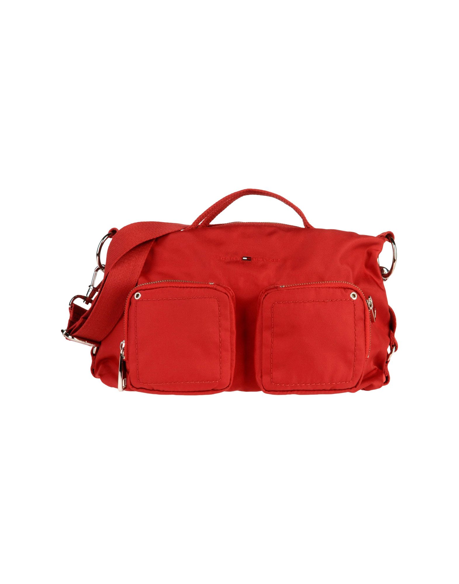 Foto Tommy Hilfiger Bolsos Medianos De Tela Mujer Rojo