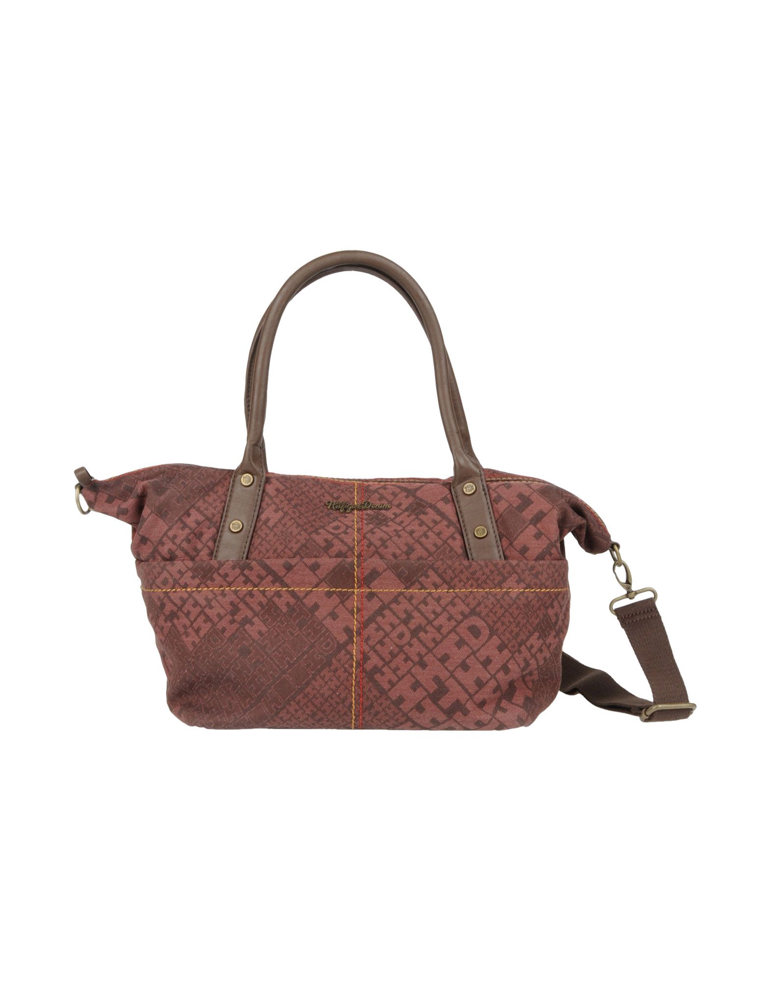 Foto Tommy Hilfiger Denim Bolsos Medianos De Tela Mujer Cacao