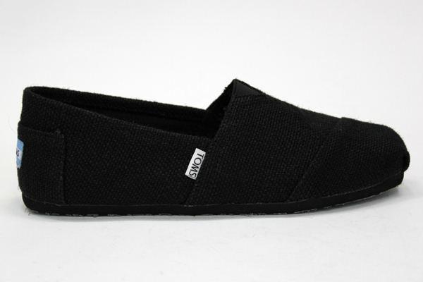 Foto TOMS Burlap Classic Shoes BLACK Size: 8