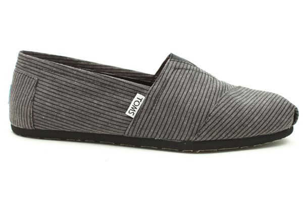 Foto TOMS Classics Stripe Shoes BLACK Size: 11