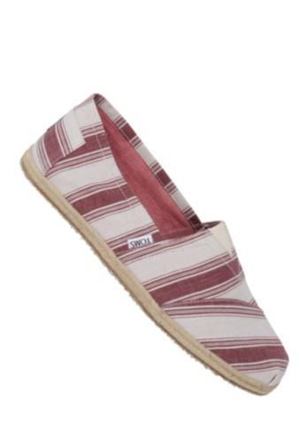 Foto Toms Stripe Seasonal Classic shiraz