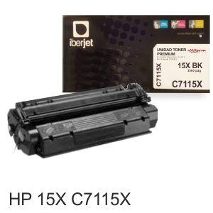 Foto Toner Compatible genérico HP C7115X 15X LJ 1200 3500 páginas