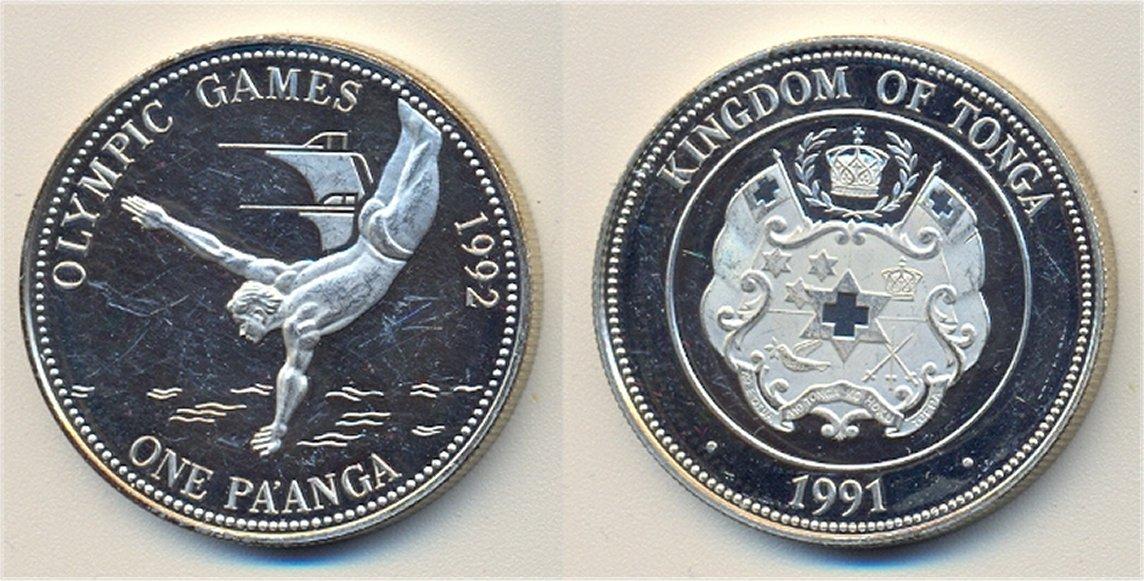 Foto Tonga 1 Paanga 1991
