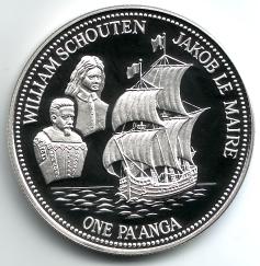 Foto Tonga 1 Paanga 1991