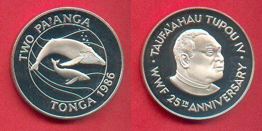 Foto Tonga 2 Paanga 1986
