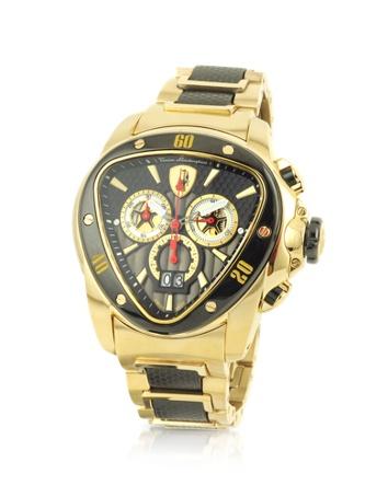 Foto Tonino Lamborghini Relojes para Hombre, Spyder - Reloj Cronógrafo Tonos Dorado y Negro