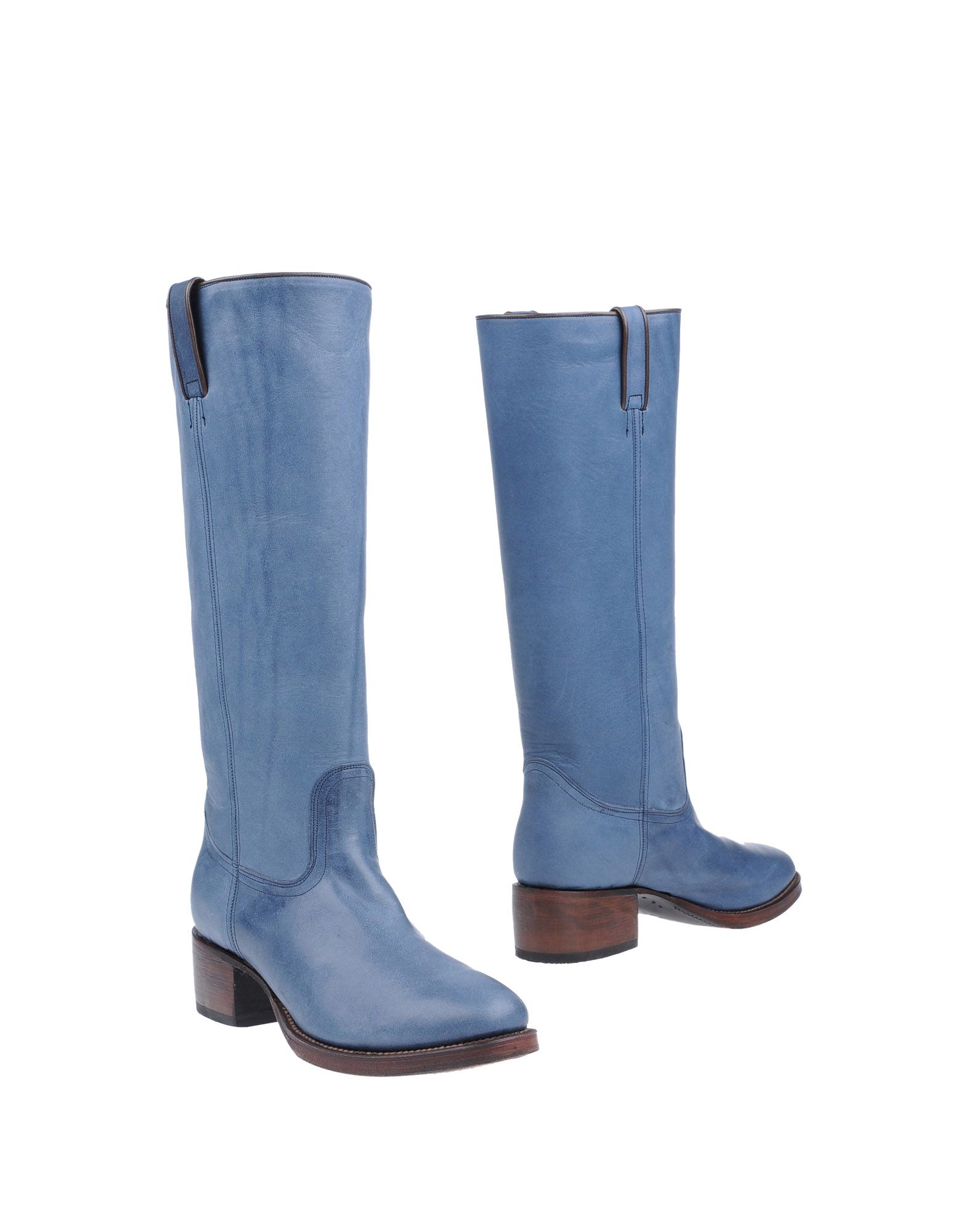 Foto Tony Mora Botas De TacóN Mujer Azul pastel