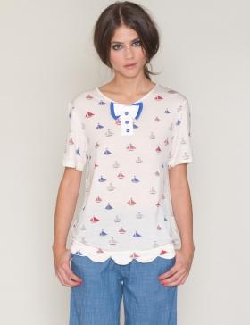 Foto Top rafaela boats manga corta de pepaloves