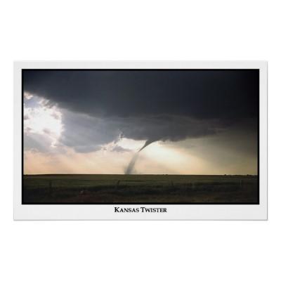 Foto Tornado de Kansas Posters
